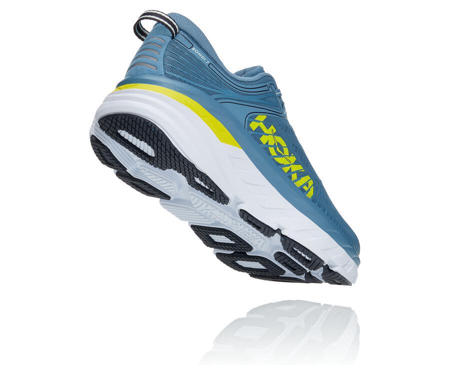 Tenis Hoka One One Masculino Azuis - Bondi 7 - 097-IDPTBK